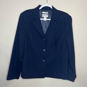 Vintage Pendleton Savvy Stretch Wool Navy Blue size 16